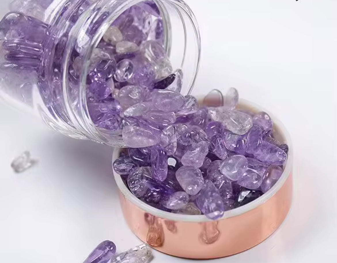 Bouteille infusion eau Améthyste