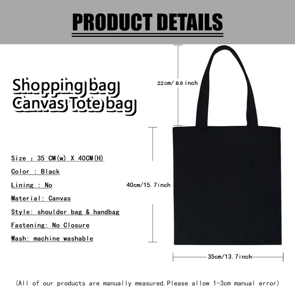 Tote bag en toile – Style Nevermore & Wednesday Addams