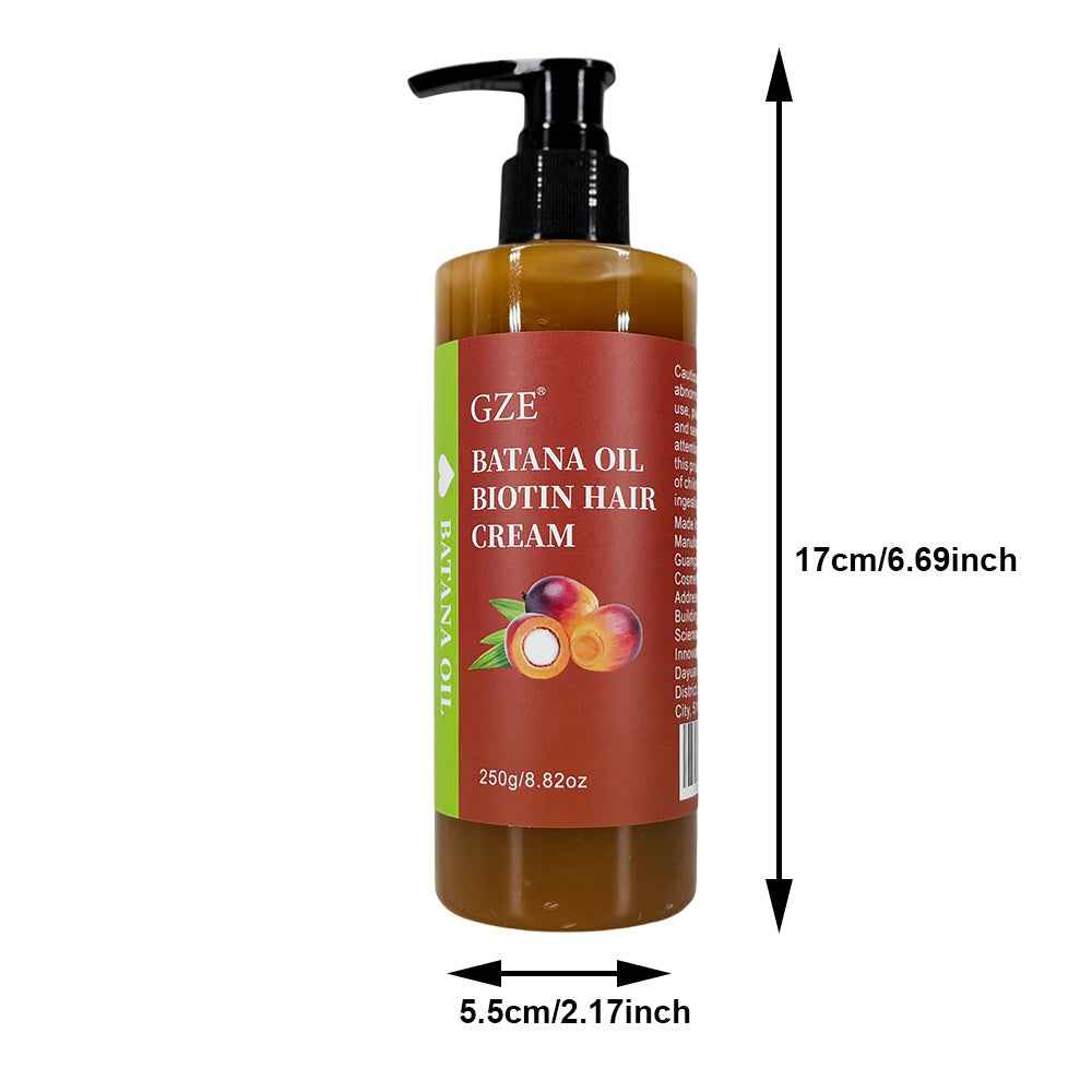 Crème Capillaire Huile de Batana Hydratation Intense – Cheveux Secs & Abîmés