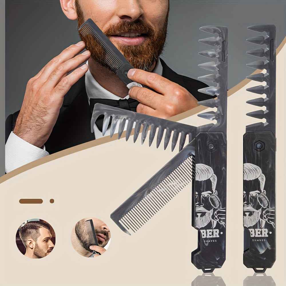 Peigne Pliable Portable – Barbe & Cheveux