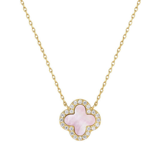 ✨ Ensemble Rose Boucles d’Oreilles et Collier - Luxe Éblouissant ! ✨