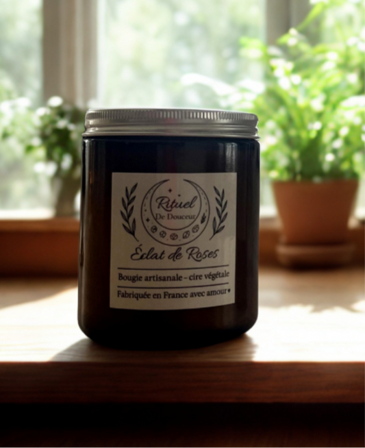 Bougie Artisanale Luxe – Cire Naturelle, Parfum Personnalisé, Cadeau Raffiné