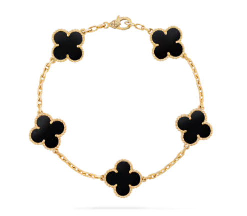 Bracelet Noir Élégant - Inspiration Luxe & Style Intemporel
