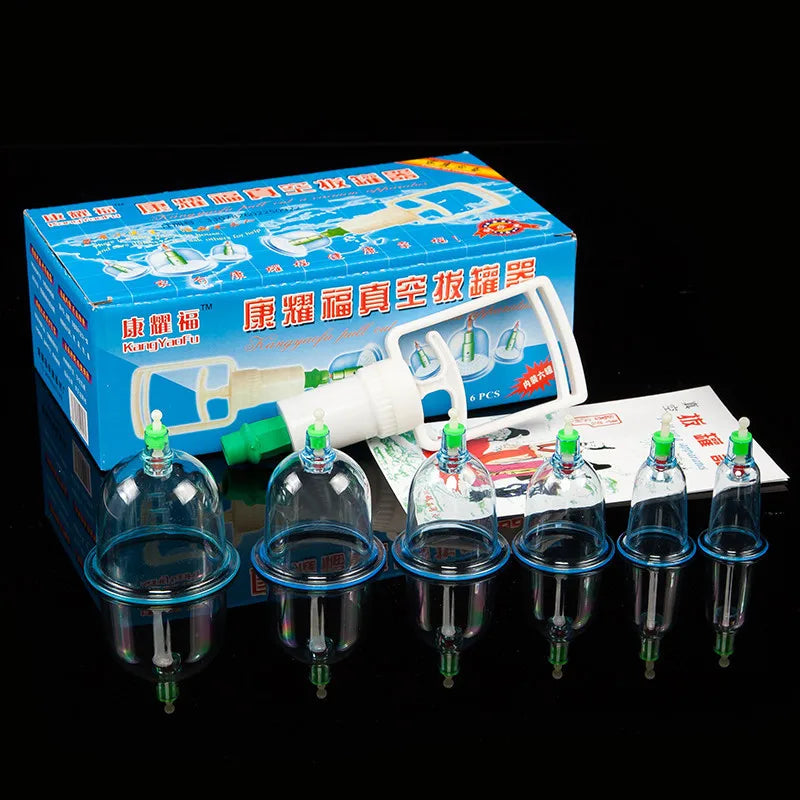 SET HIJAMA ESSENTIEL — 6 Ventouses + Pompe Pro