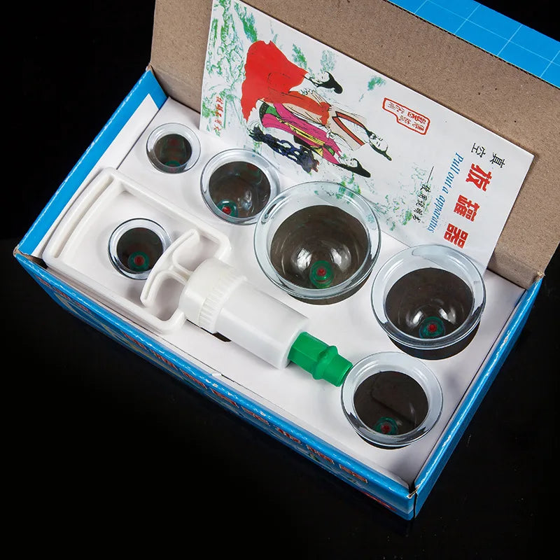 SET HIJAMA ESSENTIEL — 6 Ventouses + Pompe Pro