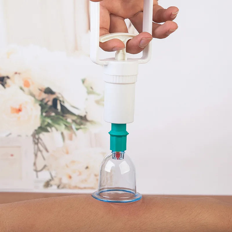 SET HIJAMA ESSENTIEL — 6 Ventouses + Pompe Pro