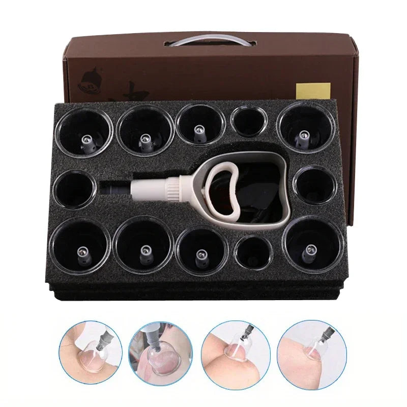 Coffret Premium Ventouses de Massage – 12 Pièces