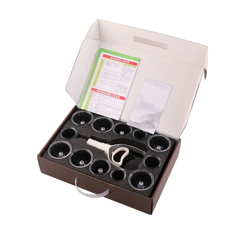 Coffret Premium Ventouses de Massage – 12 Pièces