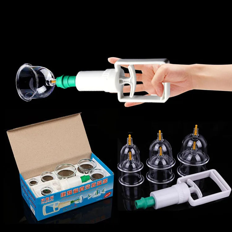 SET HIJAMA ESSENTIEL — 6 Ventouses + Pompe Pro