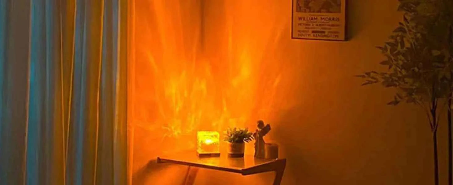 Lampe Cristal 16 Couleurs – Ambiance Luxe & Apaisement - MoonRose by Amour’Eu