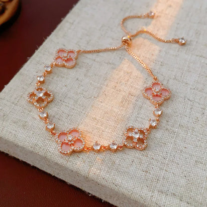 Bracelet Rouge (925 et plaqué or 18k)