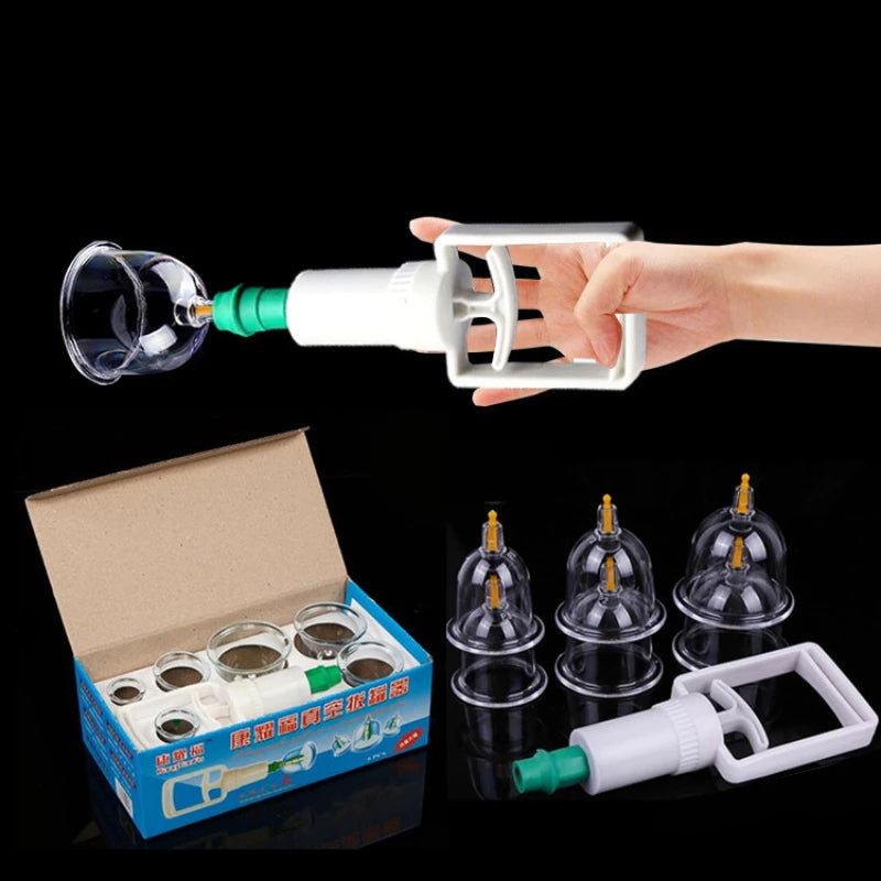 SET HIJAMA ESSENTIEL — 6 Ventouses + Pompe Pro