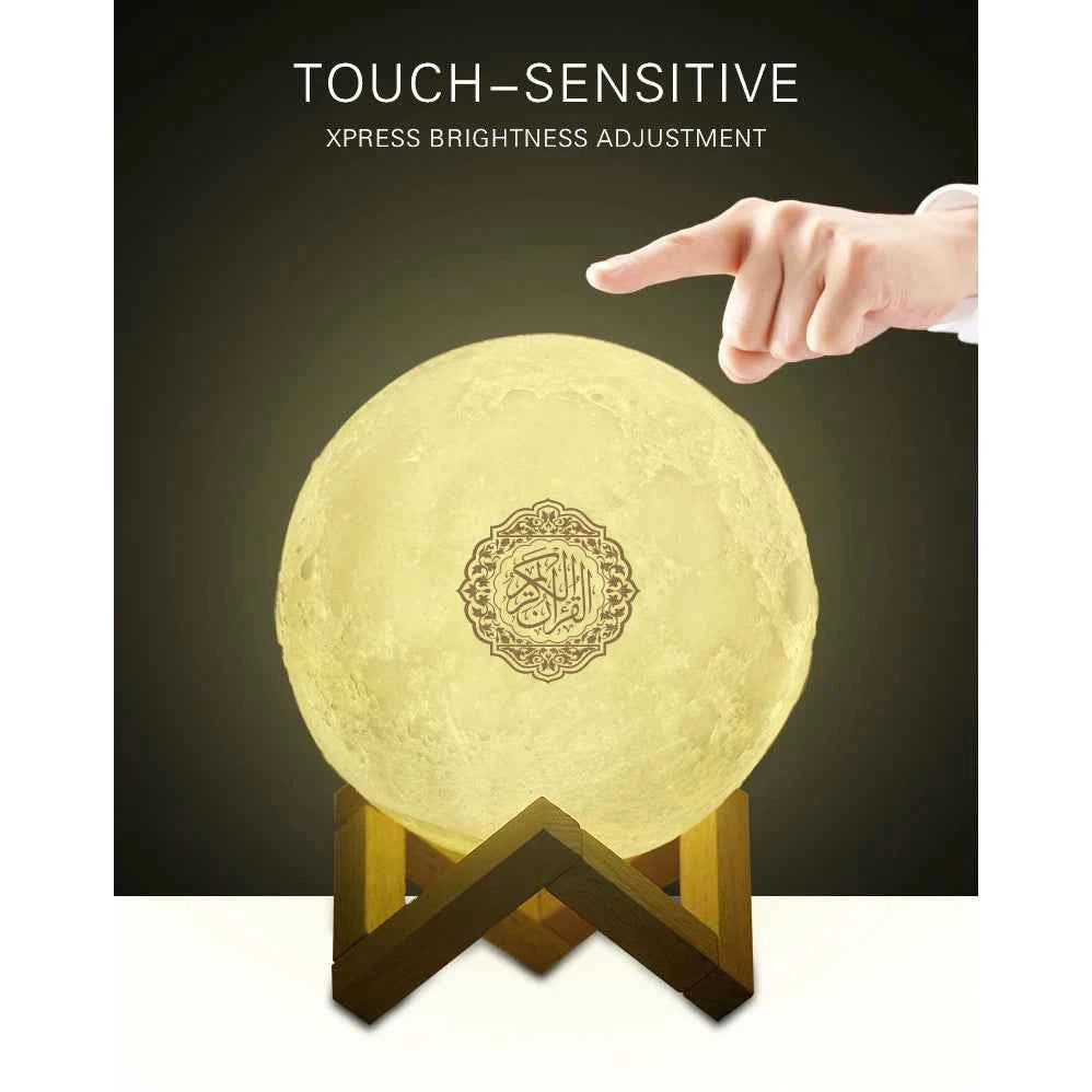 Lampe Coran Lumineuse – Veilleuse + Haut-Parleur Bluetooth - MoonRose by Amour’Eu