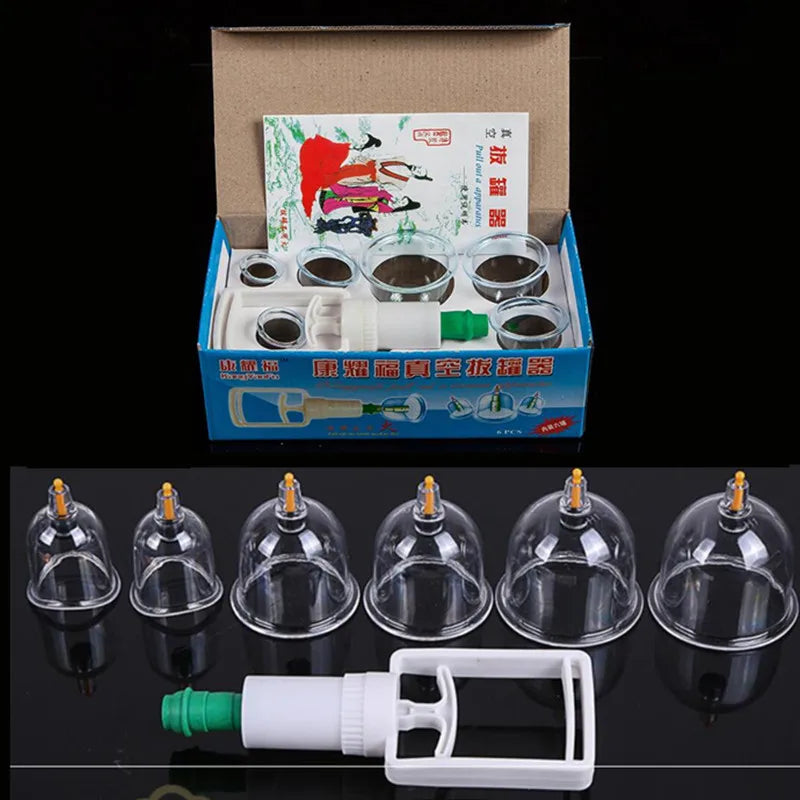 SET HIJAMA ESSENTIEL — 6 Ventouses + Pompe Pro