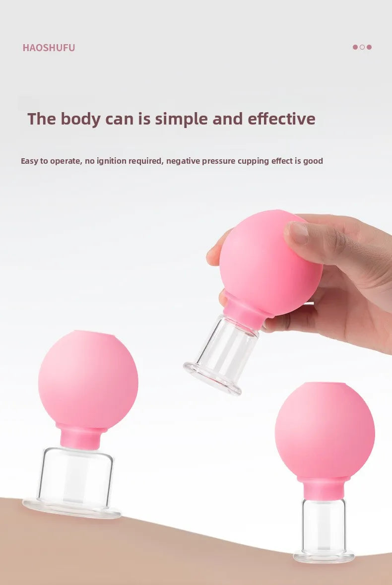 Set de 4 Ventouses Raffermissantes – Massage visage & corps