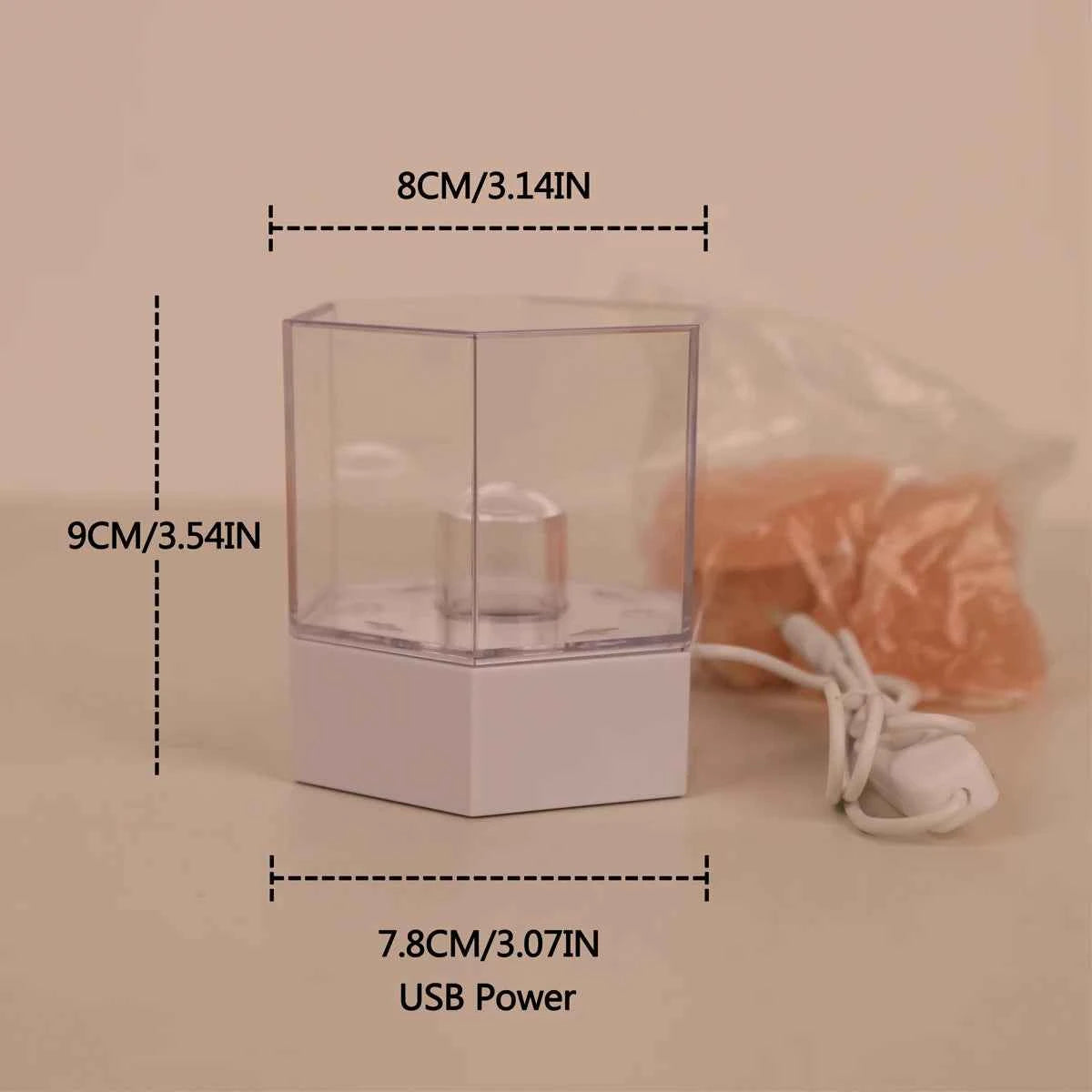 Lampe de Sel Purifiante & Aromathérapie - MoonRose by Amour’Eu