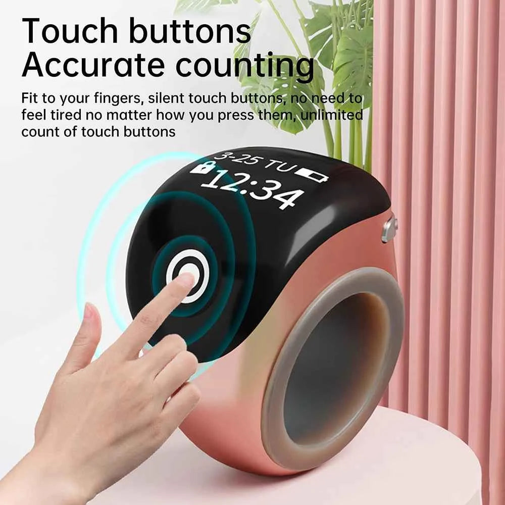 Tasbih Électronique S8pro – Anneau Intelligent de Dhikr - MoonRose by Amour’Eu