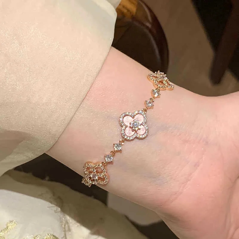 Bracelet Rouge (925 et plaqué or 18k)