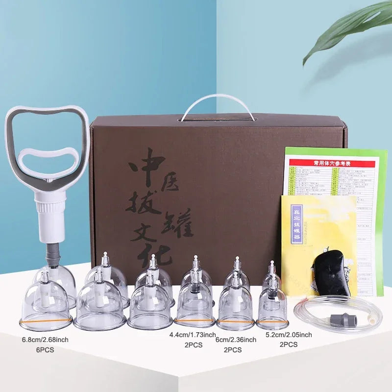 Coffret Premium Ventouses de Massage – 12 Pièces