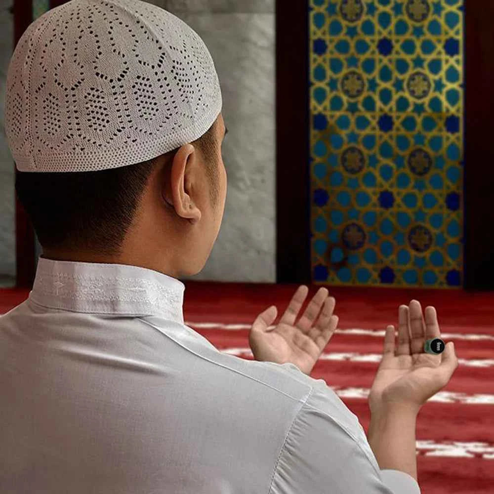 Compteur de comptage intelligent Tasbih compteur de comptage électronique numérique compteur de comptage musulmans Tasbeeh Zikr anneau compteur de prière Type-C Charge - MoonRose by Amour’Eu