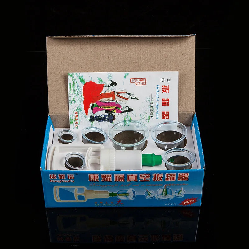 SET HIJAMA ESSENTIEL — 6 Ventouses + Pompe Pro