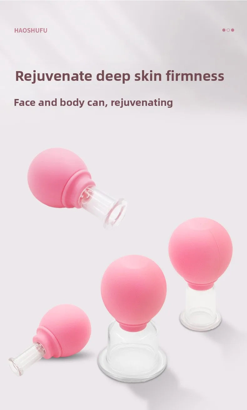 Set de 4 Ventouses Raffermissantes – Massage visage & corps