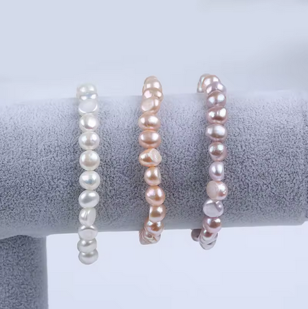 Bracelet ESSENTIEL Blanc – Quartz Blanc 6 mm