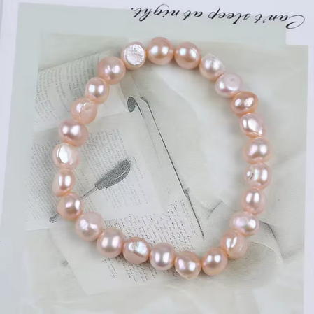 Bracelet ESSENTIEL Rose – Quartz Rose 6 mm
