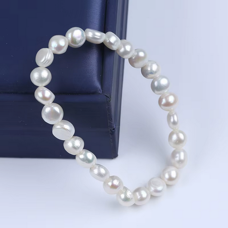 Bracelet ESSENTIEL Blanc – Quartz Blanc 6 mm