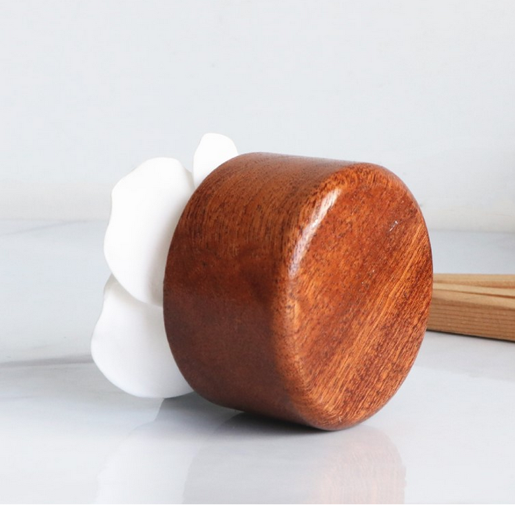 Diffuseur Rose en Céramique & Bois