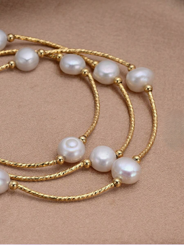 Bracelet Perles & Or — “Souffle de Dhikr” - MoonRose by Amour’Eu