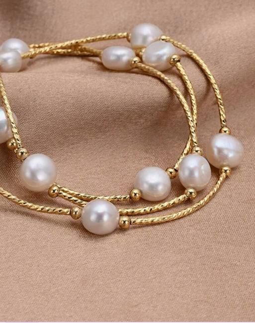 Bracelet Perles & Or — “Souffle de Dhikr” - MoonRose by Amour’Eu