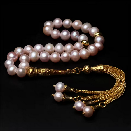 Coffret “Sérénité & Lumière”  (Huile + Bracelet Violet + Tasbih Violet)