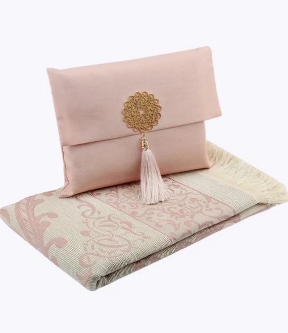 Set de Prière Élégance Nomade – Pochette + Tapis + Tasbih