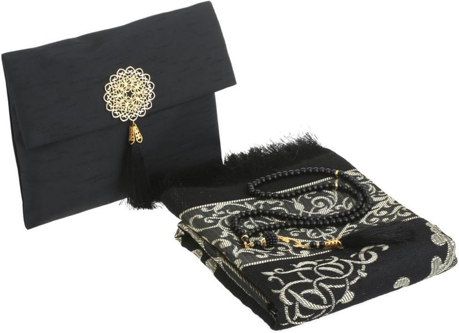 Set de Prière Élégance Nomade – Pochette + Tapis + Tasbih