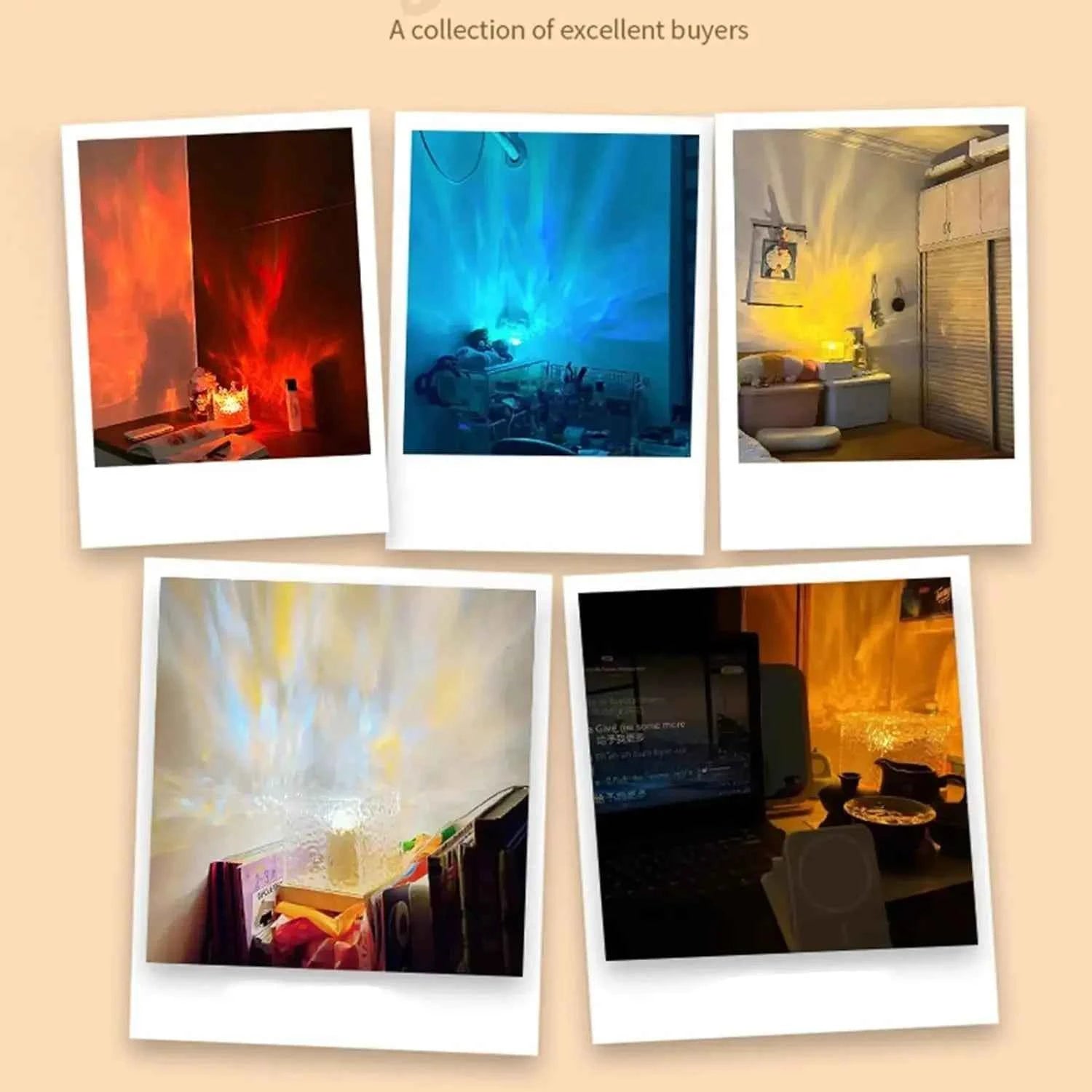 Lampe Cristal 16 Couleurs – Ambiance Luxe & Apaisement - MoonRose by Amour’Eu