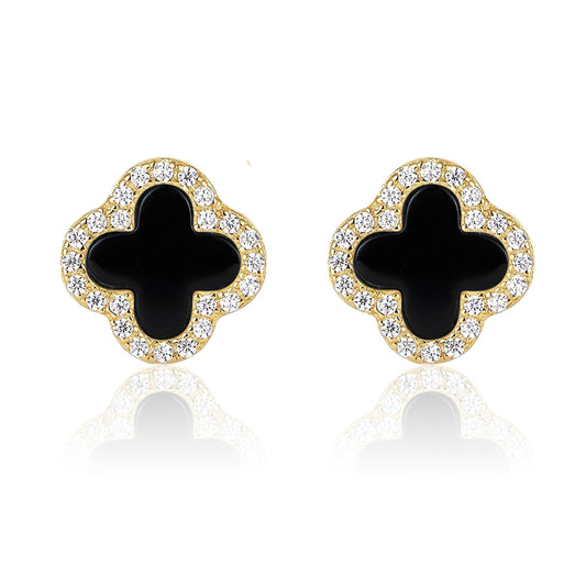✨ Ensemble Noir Boucles d’Oreilles et Collier - Luxe Éblouissant ! ✨