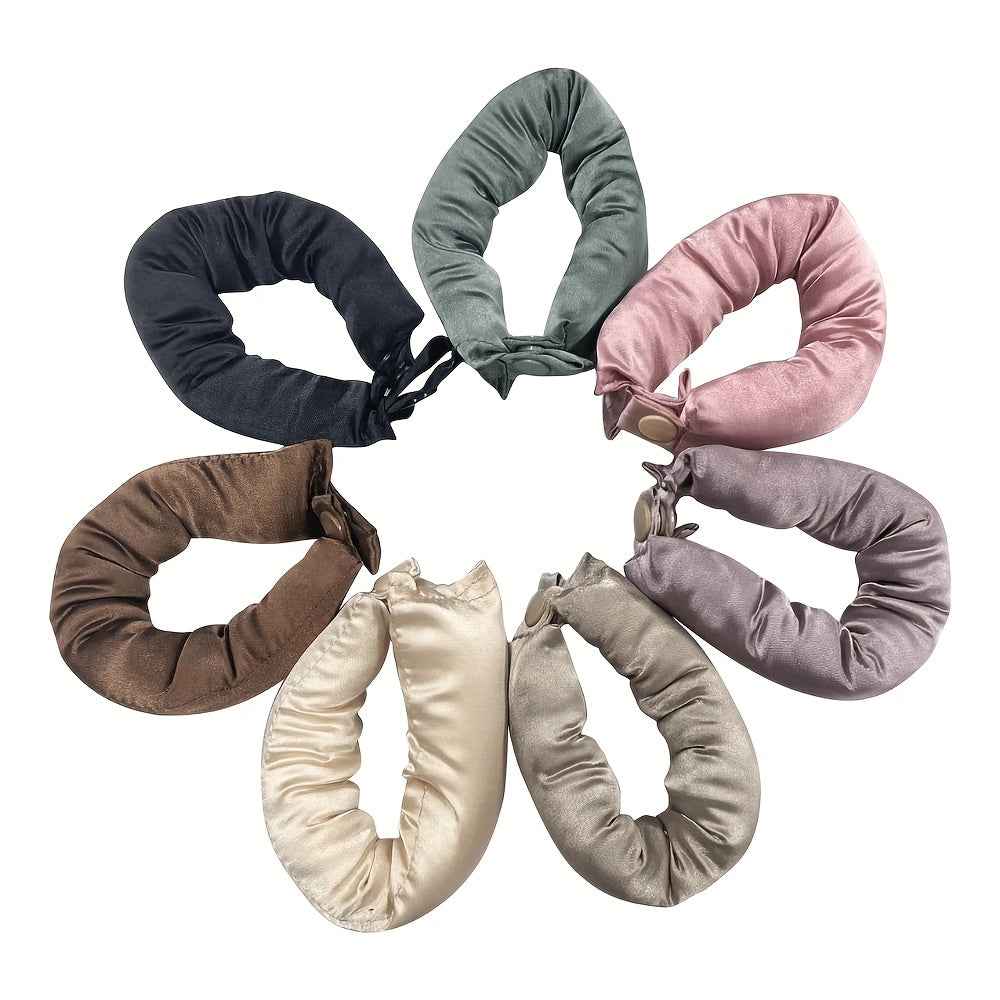 Bandeau Boucleur Sans Chaleur – Kit Curling Heatless – Boucles naturelles sans abîmer les cheveux – Satin Premium